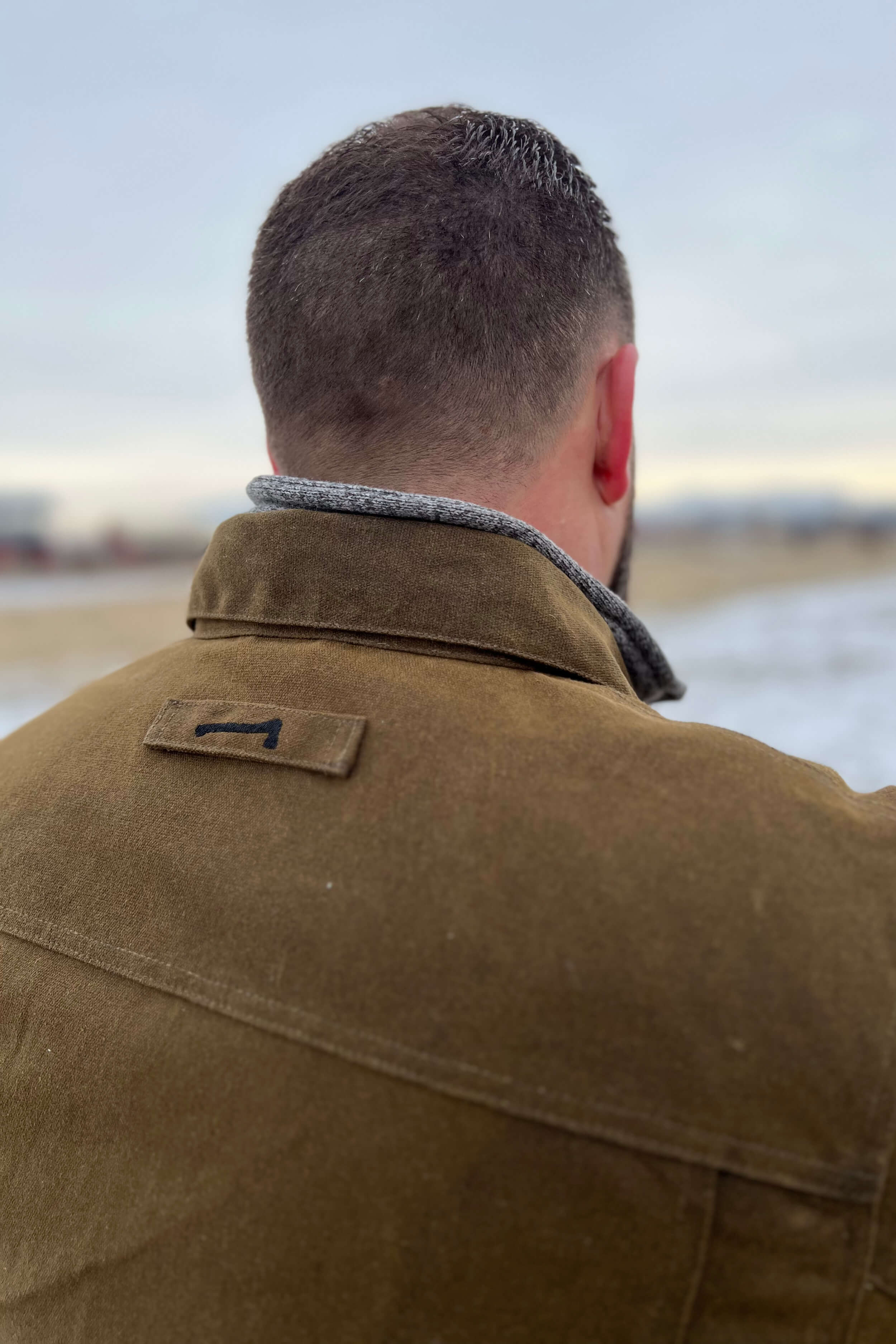 Ranch Hand Waxed Jacket - Back  - Woodroad Gear Co.