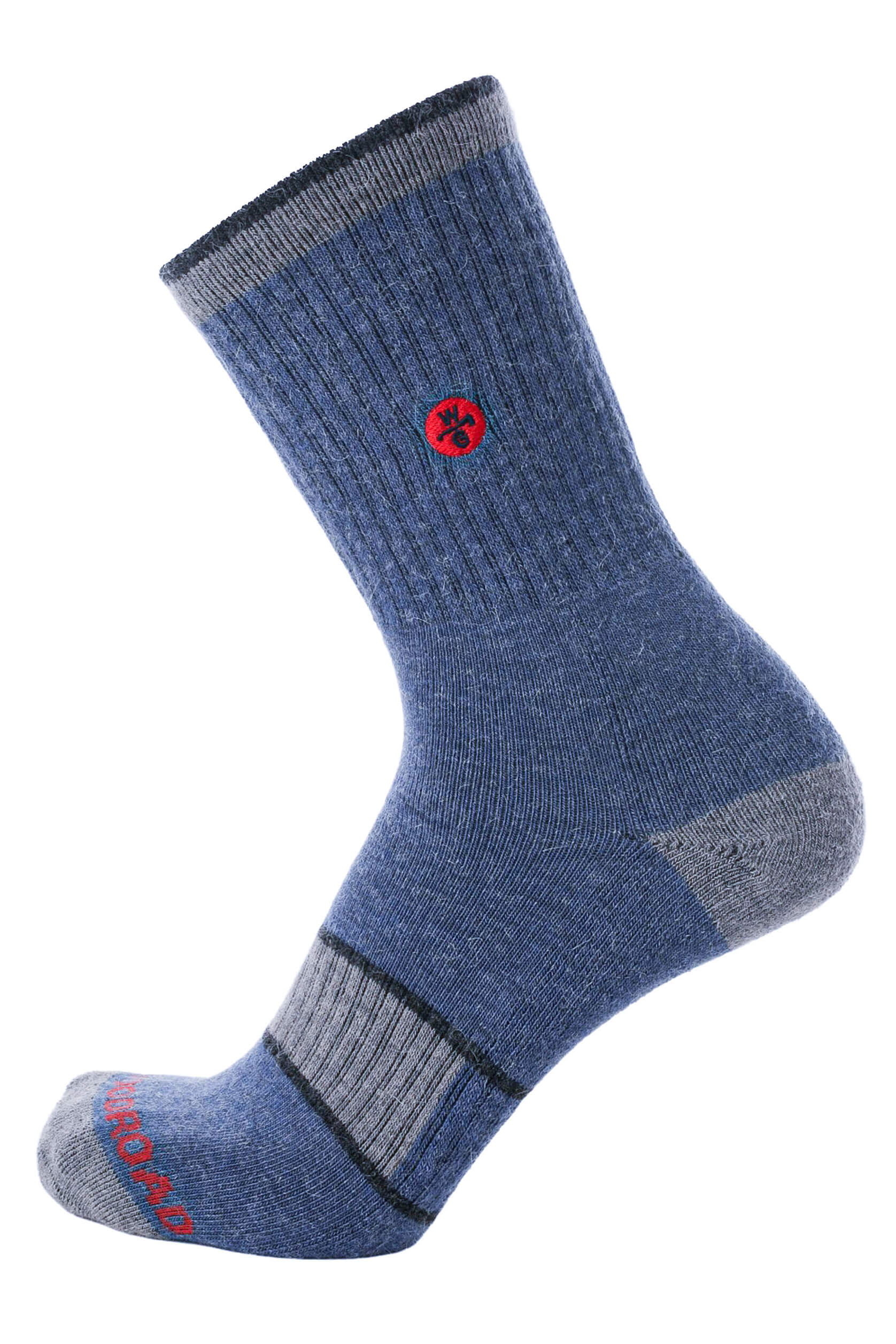 Nada Llama Crew Sock Bundle - Blue - Woodroad Gear Co.