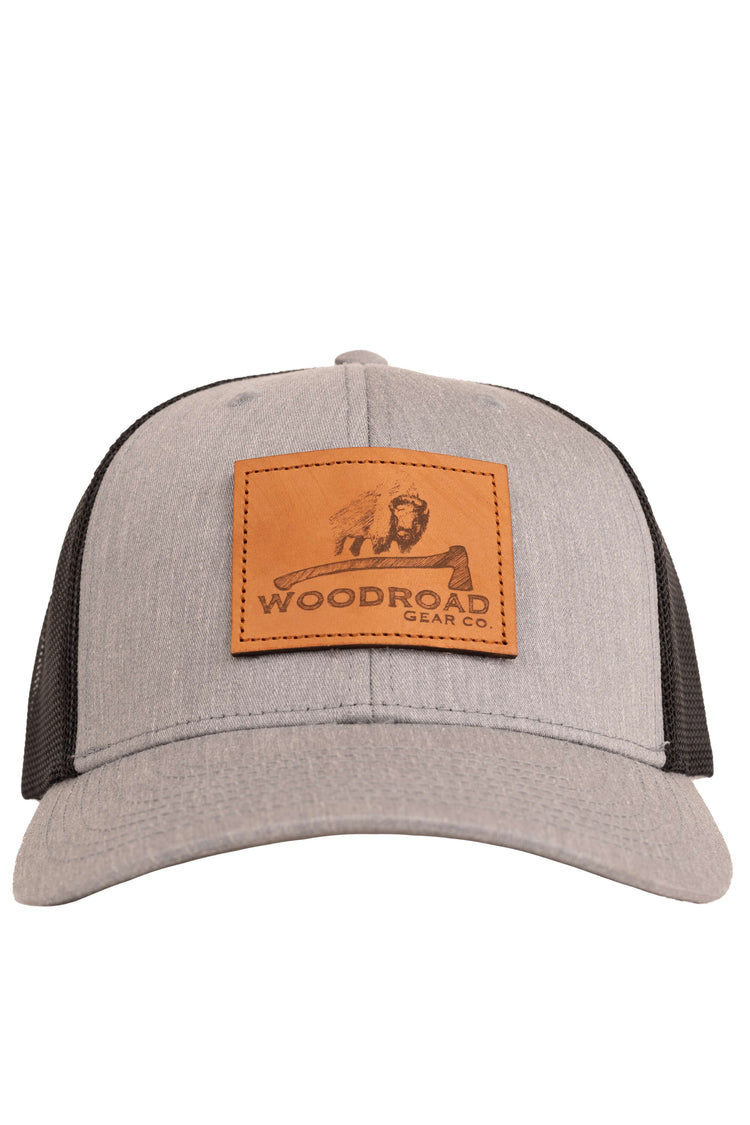 Art Bison Snapback Hat - Woodroad Gear Co