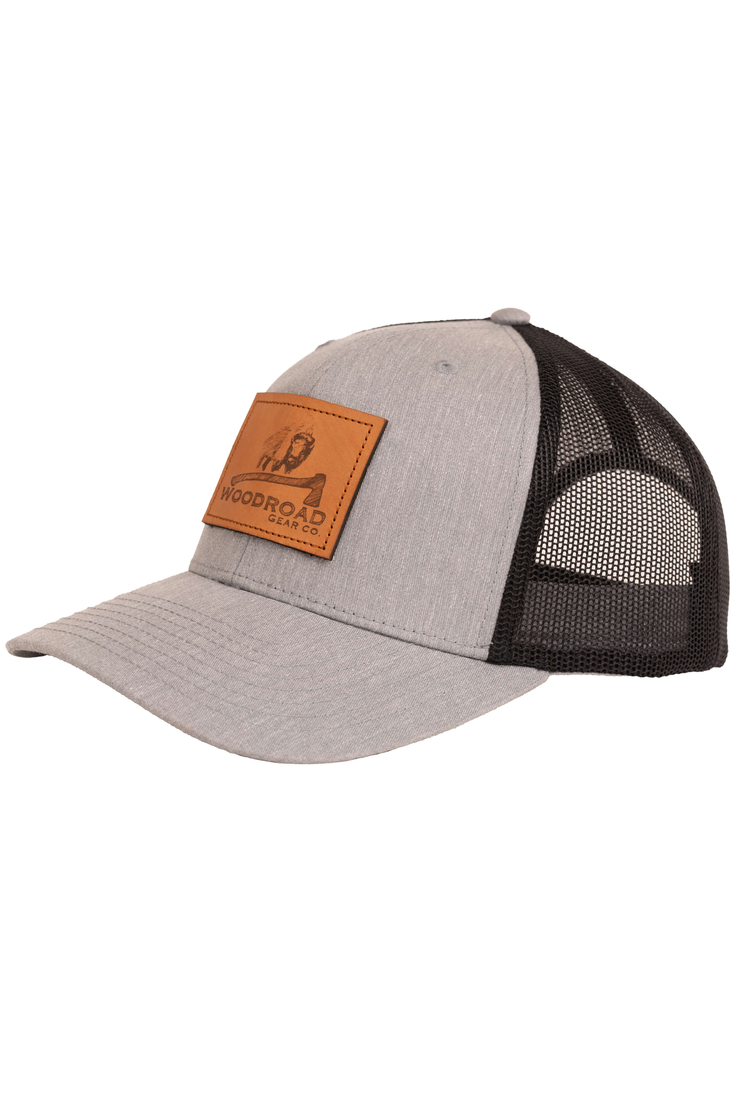 Art Bison Trucker Hat - Woodroad Gear Co