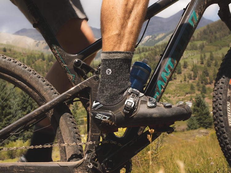 Nada Llama Quarter Socks - Alpaca Socks - Biking Socks - Woodroad Gear Co.