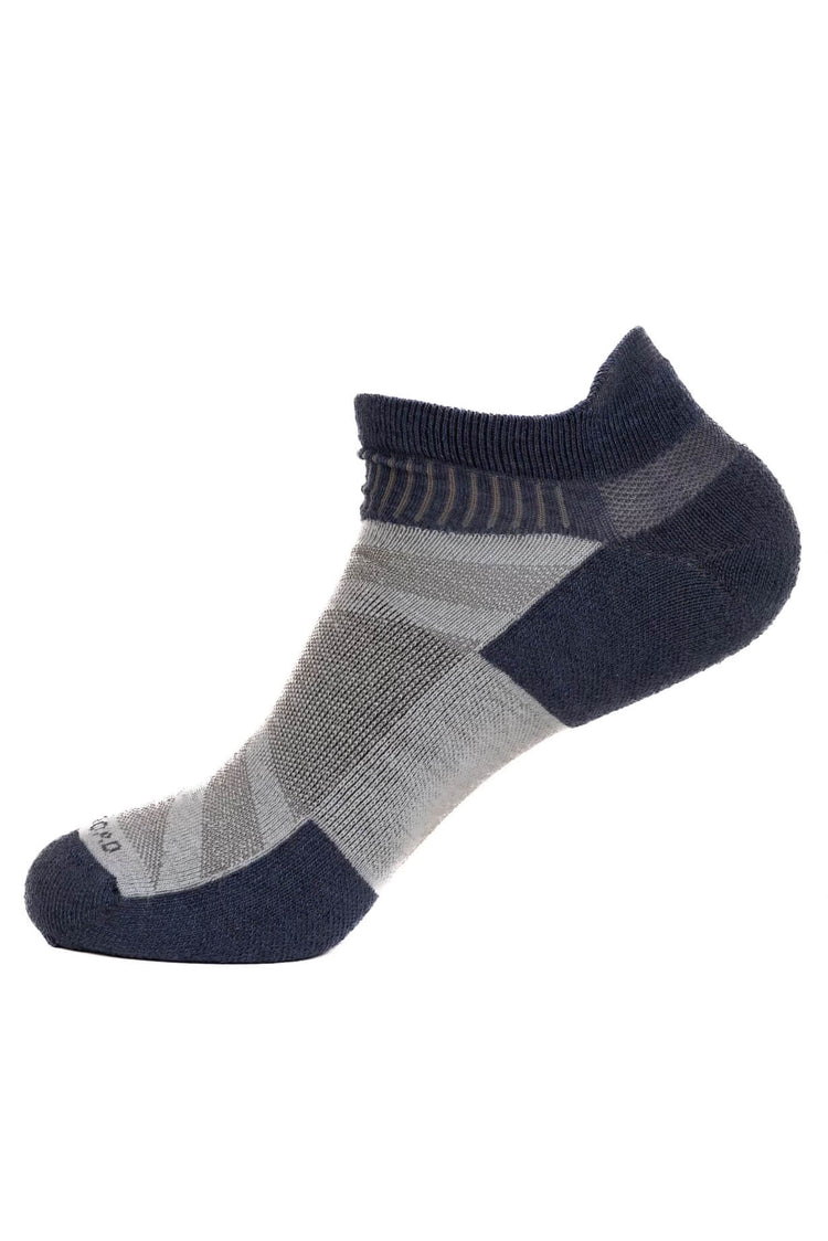 Sheeple Merino Sock - Ankle Height - Summit Blue - Woodroad Gear Co.