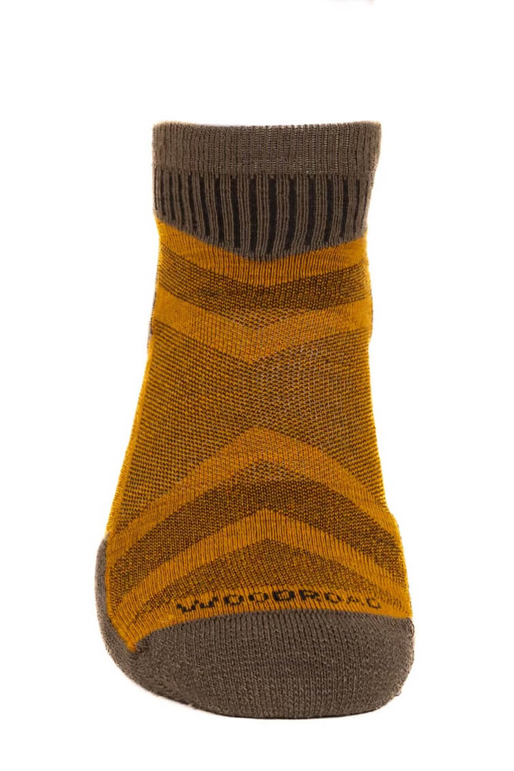 Sheeple Merino Sock - Ankle Height - Sage Rust - Woodroad Gear Co.