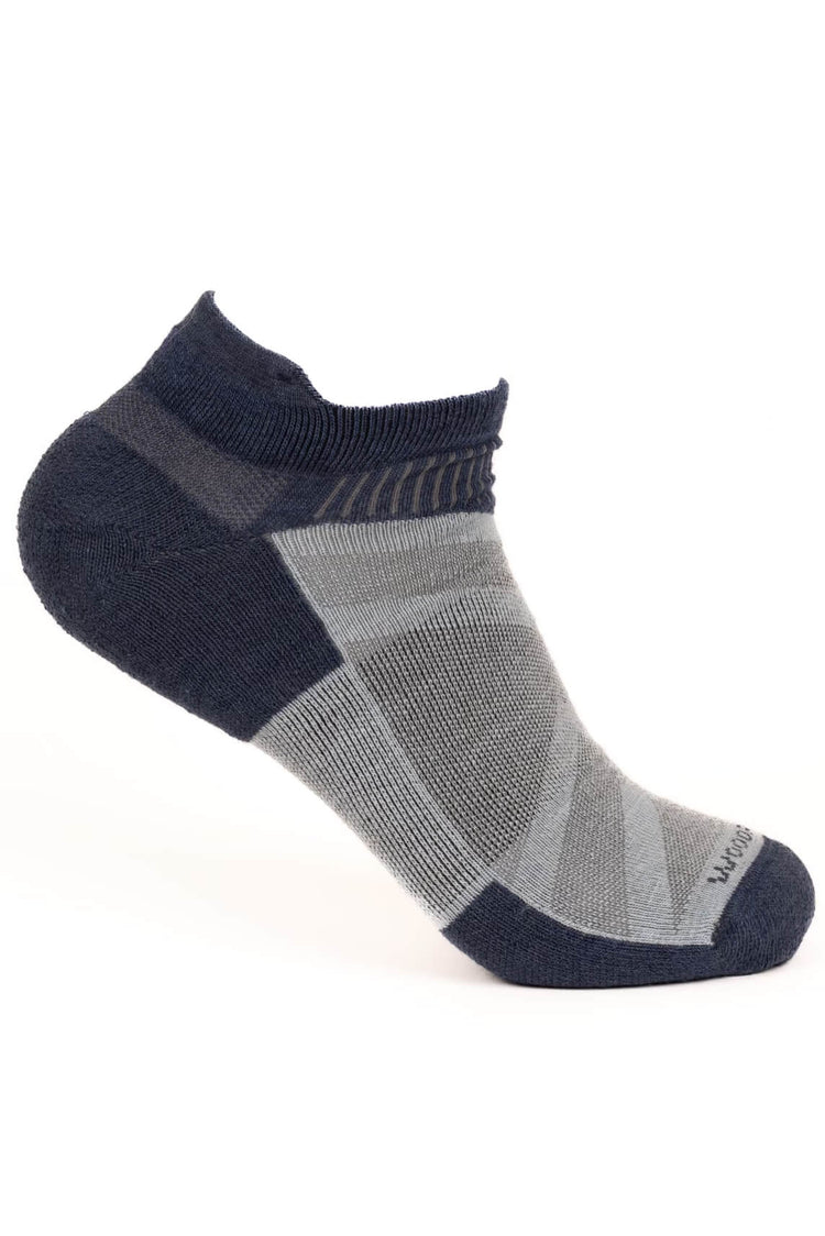 Sheeple Merino Ankle Sock - Summit Blue - Woodroad Gear Co.