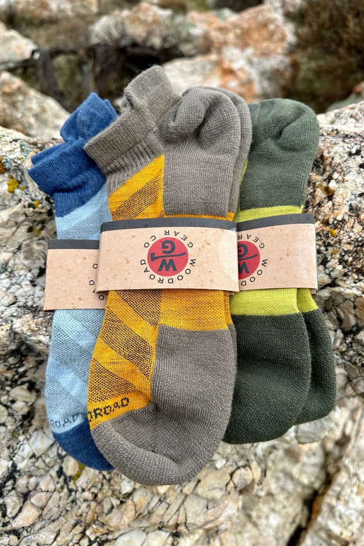 Sheeple Merino Sock - Ankle Height - Colors - Woodroad Gear Co.