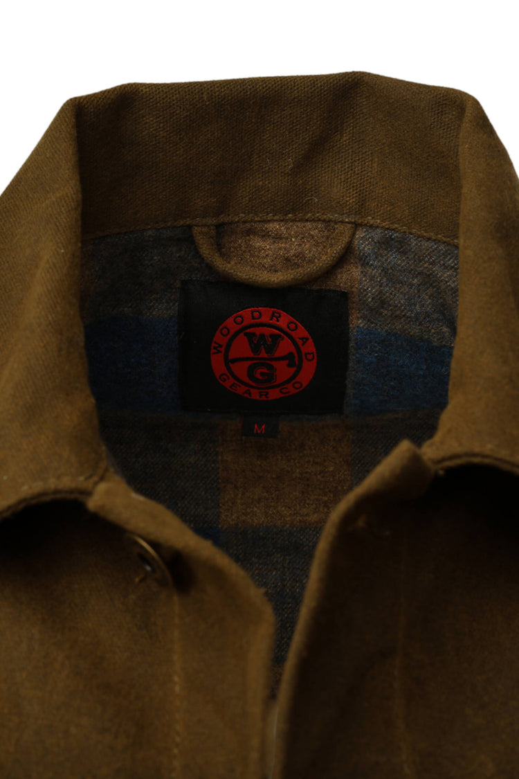 Ranch Hand Waxed Jacket - Collar - Woodroad Gear Co.
