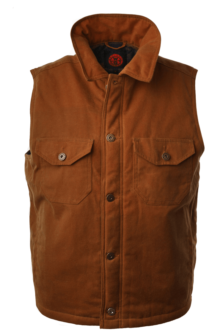 Ranch Hand Waxed Vest - Woodroad Gear Co.