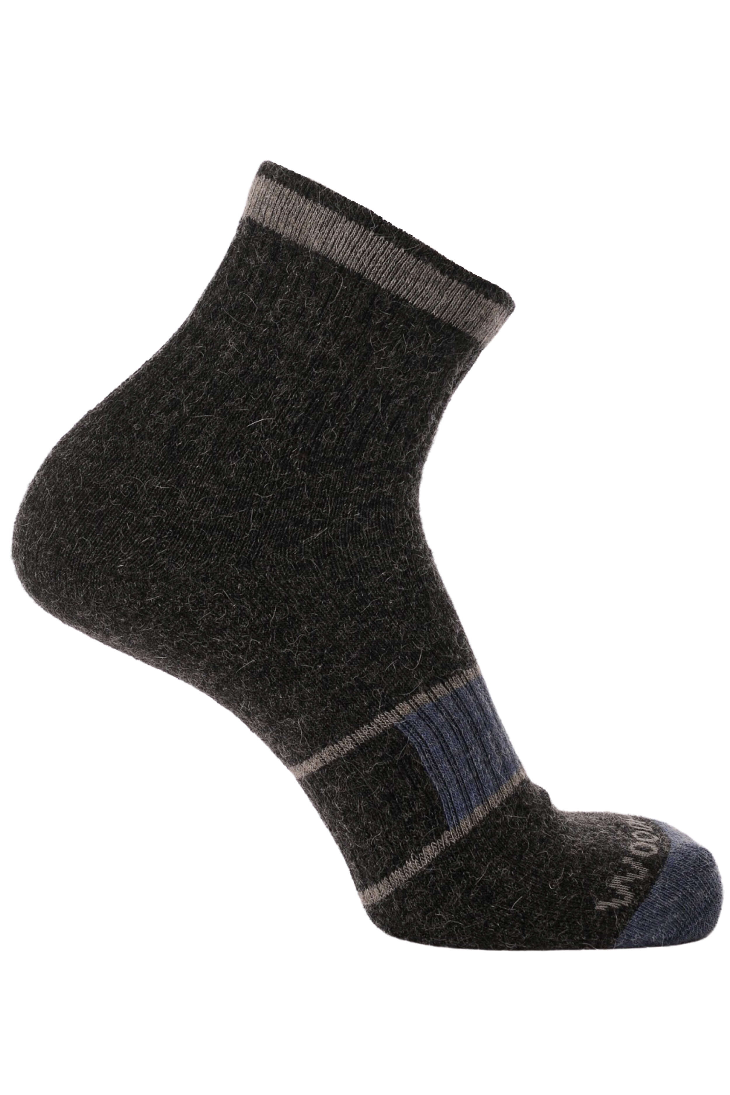 Nada Llama Quarter Socks - Alpaca Socks - Woodroad Gear Co.